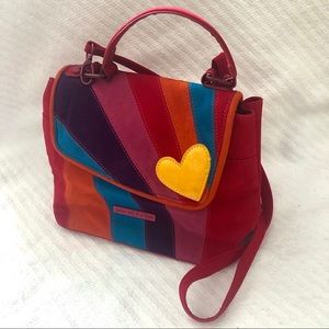 Red Heart Multicolored Bag